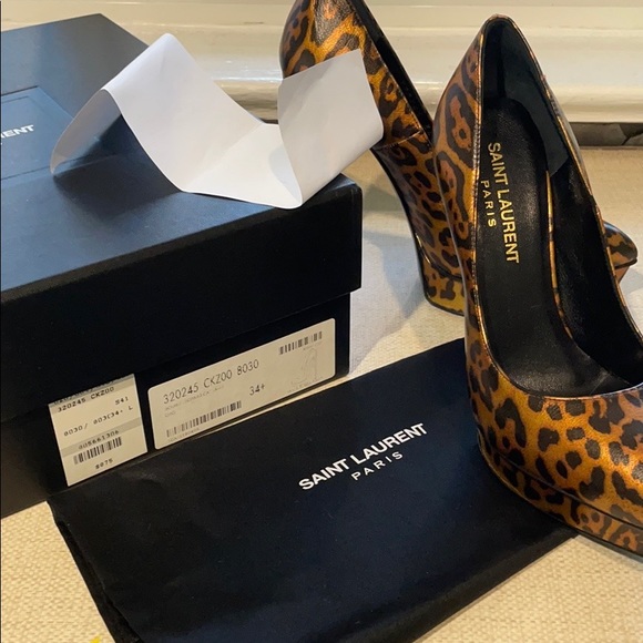 Saint Laurent leopard heels - Picture 7 of 7